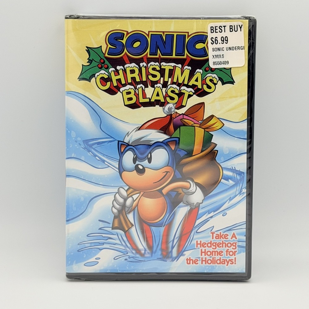 Sonic Christmas Blast (DVD) NCircle DiC Holiday Cartoon Kids Family Xmas Special